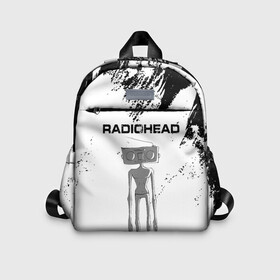 Детский рюкзак 3D с принтом Radiohead | Радиохед (Z) в городе Новоалтайск, 100% полиэстер | лямки с регулируемой длиной, сверху петелька, чтобы рюкзак можно было повесить на вешалку. Основное отделение закрывается на молнию, как и внешний карман. Внутри дополнительный карман. По бокам два дополнительных кармашка | radiohead | thomas edward yorke | альтернативный рок | арт рок | джонни гринвуд | инди рок | колин гринвуд | том йорк | фил селуэй | эд о’брайен | экспериментальный рок | электронная музыка