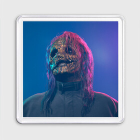 Магнит 55*55 с принтом Corey Taylor в городе Новоалтайск, Пластик | Размер: 65*65 мм; Размер печати: 55*55 мм | Тематика изображения на принте: alternative | metall | music | rock | slipknot | slipnot | альтернатива | кори тейлор | металл | музыка | рок | слипкнот | слипнот