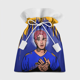 Подарочный 3D мешок с принтом LIL PEEP | ЛИЛ ПИП (Z) в городе Новоалтайск, 100% полиэстер | Размер: 29*39 см | Тематика изображения на принте: lil peep | lil prince | pink | зарубежная музыка | лил пип | маленький принц