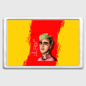 Магнит 45*70 с принтом LIL PEEP | ЛИЛ ПИП (Z) в городе Новоалтайск, Пластик | Размер: 78*52 мм; Размер печати: 70*45 | Тематика изображения на принте: lil peep | lil prince | pink | зарубежная музыка | лил пип | маленький принц