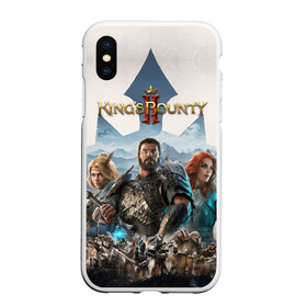 Чехол для iPhone XS Max матовый с принтом Kings Bounty 2 трио в городе Новоалтайск, Силикон | Область печати: задняя сторона чехла, без боковых панелей | games | kings bounty 2 | knight | magic | pc | playstation | rpg | sword | xbox | игры | иксбокс | королевская награда | магия | меч | пк | плейстешен | рпг | рыцарь