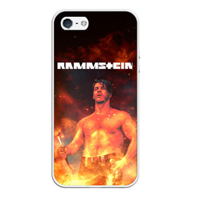 Чехол для iPhone 5/5S матовый с принтом RAMMSTEIN | РАМШТАЙН (Z) в городе Новоалтайск, Силикон | Область печати: задняя сторона чехла, без боковых панелей | lindemann | lm | rammstein | rock | кристиан лоренц | линдеманн | лм | музыка | рамштайн | рок | тилль линдеманн