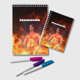 Блокнот с принтом RAMMSTEIN | РАМШТАЙН (Z) в городе Новоалтайск, 100% бумага | 48 листов, плотность листов — 60 г/м2, плотность картонной обложки — 250 г/м2. Листы скреплены удобной пружинной спиралью. Цвет линий — светло-серый
 | lindemann | lm | rammstein | rock | кристиан лоренц | линдеманн | лм | музыка | рамштайн | рок | тилль линдеманн