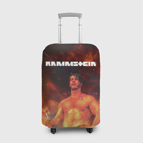 Чехол для чемодана 3D с принтом RAMMSTEIN | РАМШТАЙН (Z) в городе Новоалтайск, 86% полиэфир, 14% спандекс | двустороннее нанесение принта, прорези для ручек и колес | lindemann | lm | rammstein | rock | кристиан лоренц | линдеманн | лм | музыка | рамштайн | рок | тилль линдеманн