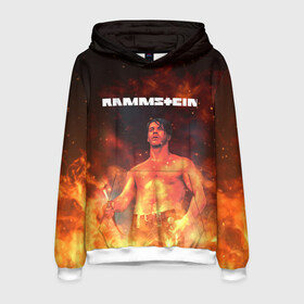 Мужская толстовка 3D с принтом RAMMSTEIN | РАМШТАЙН (Z) в городе Новоалтайск, 100% полиэстер | двухслойный капюшон со шнурком для регулировки, мягкие манжеты на рукавах и по низу толстовки, спереди карман-кенгуру с мягким внутренним слоем. | lindemann | lm | rammstein | rock | кристиан лоренц | линдеманн | лм | музыка | рамштайн | рок | тилль линдеманн