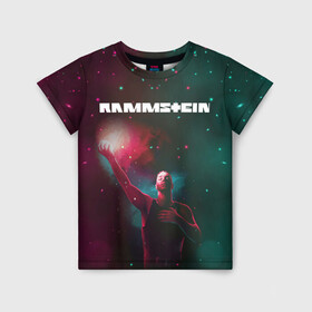Детская футболка 3D с принтом RAMMSTEIN | РАМШТАЙН (Z) в городе Новоалтайск, 100% гипоаллергенный полиэфир | прямой крой, круглый вырез горловины, длина до линии бедер, чуть спущенное плечо, ткань немного тянется | Тематика изображения на принте: lindemann | lm | rammstein | rock | кристиан лоренц | линдеманн | лм | музыка | рамштайн | рок | тилль линдеманн