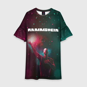 Детское платье 3D с принтом RAMMSTEIN | РАМШТАЙН (Z) в городе Новоалтайск, 100% полиэстер | прямой силуэт, чуть расширенный к низу. Круглая горловина, на рукавах — воланы | lindemann | lm | rammstein | rock | кристиан лоренц | линдеманн | лм | музыка | рамштайн | рок | тилль линдеманн