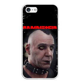 Чехол для iPhone 5/5S матовый с принтом RAMMSTEIN | РАМШТАЙН (Z) в городе Новоалтайск, Силикон | Область печати: задняя сторона чехла, без боковых панелей | lindemann | lm | rammstein | rock | кристиан лоренц | линдеманн | лм | музыка | рамштайн | рок | тилль линдеманн