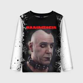 Детский лонгслив 3D с принтом RAMMSTEIN | РАМШТАЙН (Z) в городе Новоалтайск, 100% полиэстер | длинные рукава, круглый вырез горловины, полуприлегающий силуэт
 | lindemann | lm | rammstein | rock | кристиан лоренц | линдеманн | лм | музыка | рамштайн | рок | тилль линдеманн