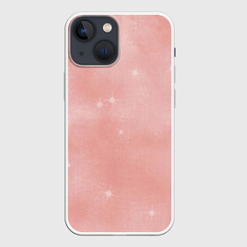 Чехол для iPhone 13 mini с принтом Белые точки На розовом Фоне в городе Новоалтайск,  |  | dot | in the top | in the trend | pink | student | tenderness | youth | в топе | в тренде | молодежь | нежность | розовый | студент | точка