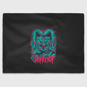 Плед 3D с принтом Slipknot Monster в городе Новоалтайск, 100% полиэстер | закругленные углы, все края обработаны. Ткань не мнется и не растягивается | alternative | metall | music | rock | slipknot | slipnot | альтернатива | металл | музыка | рок | слипкнот | слипнот