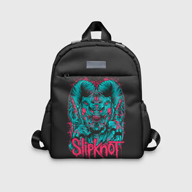 Детский рюкзак 3D с принтом Slipknot Monster в городе Новоалтайск, 100% полиэстер | лямки с регулируемой длиной, сверху петелька, чтобы рюкзак можно было повесить на вешалку. Основное отделение закрывается на молнию, как и внешний карман. Внутри дополнительный карман. По бокам два дополнительных кармашка | alternative | metall | music | rock | slipknot | slipnot | альтернатива | металл | музыка | рок | слипкнот | слипнот