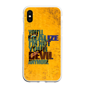 Чехол для iPhone XS Max матовый с принтом Corey Taylor в городе Новоалтайск, Силикон | Область печати: задняя сторона чехла, без боковых панелей | Тематика изображения на принте: alternative | metall | music | rock | slipknot | slipnot | альтернатива | металл | музыка | рок | слипкнот | слипнот