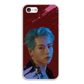 Чехол для iPhone 5/5S матовый с принтом MONSTA X | MX (Z) в городе Новоалтайск, Силикон | Область печати: задняя сторона чехла, без боковых панелей | Тематика изображения на принте: jooheon | kihyun | minhyuk | monsta x | mx | shownu | wonho | монст х | монста х | мх