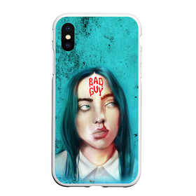 Чехол для iPhone XS Max матовый с принтом BAD GUY | BILLIE EILISH (Z) в городе Новоалтайск, Силикон | Область печати: задняя сторона чехла, без боковых панелей | bad guy | badguy | be | bg | billie | billie eilish | blohsh | ghoul | айлиш | билли | билли айлиш | бэрд | пайрат | пайрат бэрд