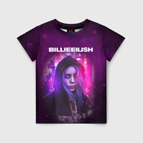 Детская футболка 3D с принтом BILLIE EILISH | GLITCH (Z) в городе Новоалтайск, 100% гипоаллергенный полиэфир | прямой крой, круглый вырез горловины, длина до линии бедер, чуть спущенное плечо, ткань немного тянется | be | billie | billie eilish | blohsh | ghoul | glitch | айлиш | билли | билли айлиш | бэрд | глитч | пайрат | пайрат бэрд