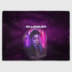 Плед 3D с принтом BILLIE EILISH | GLITCH (Z) в городе Новоалтайск, 100% полиэстер | закругленные углы, все края обработаны. Ткань не мнется и не растягивается | Тематика изображения на принте: be | billie | billie eilish | blohsh | ghoul | glitch | айлиш | билли | билли айлиш | бэрд | глитч | пайрат | пайрат бэрд