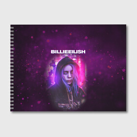 Альбом для рисования с принтом BILLIE EILISH | GLITCH (Z) в городе Новоалтайск, 100% бумага
 | матовая бумага, плотность 200 мг. | Тематика изображения на принте: be | billie | billie eilish | blohsh | ghoul | glitch | айлиш | билли | билли айлиш | бэрд | глитч | пайрат | пайрат бэрд