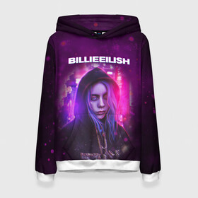 Женская толстовка 3D с принтом BILLIE EILISH | GLITCH (Z) в городе Новоалтайск, 100% полиэстер  | двухслойный капюшон со шнурком для регулировки, мягкие манжеты на рукавах и по низу толстовки, спереди карман-кенгуру с мягким внутренним слоем. | be | billie | billie eilish | blohsh | ghoul | glitch | айлиш | билли | билли айлиш | бэрд | глитч | пайрат | пайрат бэрд