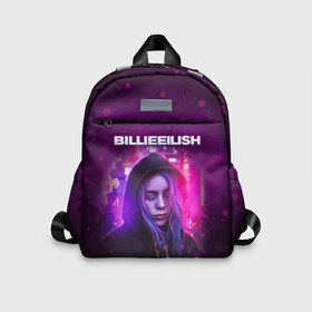 Детский рюкзак 3D с принтом BILLIE EILISH | GLITCH (Z) в городе Новоалтайск, 100% полиэстер | лямки с регулируемой длиной, сверху петелька, чтобы рюкзак можно было повесить на вешалку. Основное отделение закрывается на молнию, как и внешний карман. Внутри дополнительный карман. По бокам два дополнительных кармашка | be | billie | billie eilish | blohsh | ghoul | glitch | айлиш | билли | билли айлиш | бэрд | глитч | пайрат | пайрат бэрд