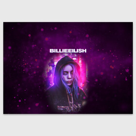 Поздравительная открытка с принтом BILLIE EILISH | GLITCH (Z) в городе Новоалтайск, 100% бумага | плотность бумаги 280 г/м2, матовая, на обратной стороне линовка и место для марки
 | be | billie | billie eilish | blohsh | ghoul | glitch | айлиш | билли | билли айлиш | бэрд | глитч | пайрат | пайрат бэрд