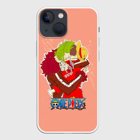 Чехол для iPhone 13 mini с принтом Бартоломео и Луффи One Piece в городе Новоалтайск,  |  | anime | bartolomeo | manga | monkey d. luffy | one piece | альфаромео | аниме | бартоломео | большой куш | ван пис | вон пис | каннибал | капитан | клуб барто | луси | луфи | луффи | манга | манки д. луффи | мугивара | пират