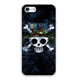 Чехол для iPhone 5/5S матовый с принтом Веселый Роджер One Piece. Большой куш в городе Новоалтайск, Силикон | Область печати: задняя сторона чехла, без боковых панелей | Тематика изображения на принте: anime | manga | monkey d. luffy | one piece | аниме | большой куш | ван пис | вон пис | гол д. роджер | кайдо | король пиратов | луфи | луффи | манга | манки д. луффи | нами | нико робин | пират | портгас д. эйс | ророноа зоро
