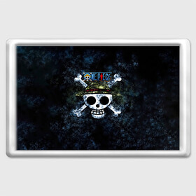 Магнит 45*70 с принтом Веселый Роджер One Piece. Большой куш в городе Новоалтайск, Пластик | Размер: 78*52 мм; Размер печати: 70*45 | Тематика изображения на принте: anime | manga | monkey d. luffy | one piece | аниме | большой куш | ван пис | вон пис | гол д. роджер | кайдо | король пиратов | луфи | луффи | манга | манки д. луффи | нами | нико робин | пират | портгас д. эйс | ророноа зоро