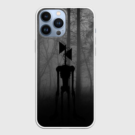 Чехол для iPhone 13 Pro Max с принтом Сиреноголовый Siren Head Игра в городе Новоалтайск,  |  | Тематика изображения на принте: forest | games | monster | night | siren head | детям | игры | лес | монстр | надпись | ночь | сирена | сиреноголовый | солнце | страшилка | текст | темно | туман | ужастик | хоррор