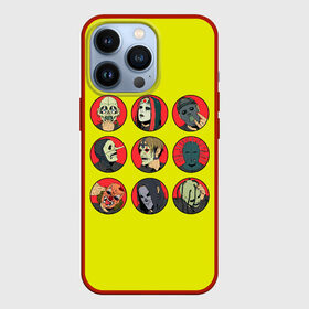 Чехол для iPhone 13 Pro с принтом Sliknot bros в городе Новоалтайск,  |  | Тематика изображения на принте: alternative | metall | music | rock | slipknot | slipnot | альтернатива | металл | музыка | рок | слипкнот | слипнот