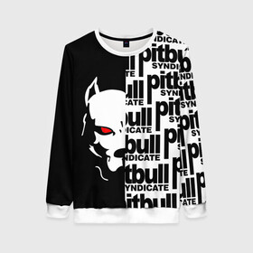 Женский свитшот 3D с принтом PITBULL SYNDICATE / ПИТБУДЬ в городе Новоалтайск, 100% полиэстер с мягким внутренним слоем | круглый вырез горловины, мягкая резинка на манжетах и поясе, свободная посадка по фигуре | games. | pitbull syndicate | игры | питбудь синдикат | питбуль | разработчик игр | собака | эрик давидыч