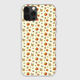 Чехол для iPhone 12 Pro Max с принтом Яблоки и мёд в городе Новоалтайск, Силикон |  | Тематика изображения на принте: apples | art | background | bees | drawings | honey | pattern | texture | арт | мед | паттерн | пчелы | рисунки | текстура | фон | яблоки