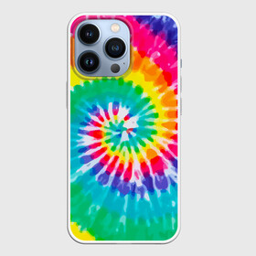 Чехол для iPhone 13 Pro с принтом Тай Дай в городе Новоалтайск,  |  | Тематика изображения на принте: tai dai | дай дай | дайдай | желтый | зеленый | краски | красный | красочная | круг | окрашивание связыванием | оранжевый | радужный | ручная работа | сибори дзомэ | синий | скрученная | скручивание