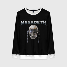 Женский свитшот 3D с принтом Megadeth в городе Новоалтайск, 100% полиэстер с мягким внутренним слоем | круглый вырез горловины, мягкая резинка на манжетах и поясе, свободная посадка по фигуре | megadeth | rock | trash metal | мега | мегадетх | метал | рок