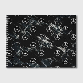 Альбом для рисования с принтом MERCEDES в городе Новоалтайск, 100% бумага
 | матовая бумага, плотность 200 мг. | amg | benz | logo amg | logo mercedes | mercedes | mercedes amg | mercedes benz | логотип амг | логотип мерседес | машина | мерседес | мерседес амг | мерседес бенз | мерсэдэс | меседэс | мэрседес | мэрсэдэс | мэседэс