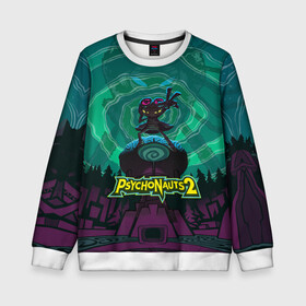 Детский свитшот 3D с принтом PsychoNauts 2 Рас в городе Новоалтайск, 100% полиэстер | свободная посадка, прямой крой, мягкая тканевая резинка на рукавах и понизу свитшота | aquato | games | nextgen | pc | playstation 5 | ps 5 | psychonauts | raz | xbox | игры | иксбокс | некстген | пк | пллейстейшен 5 | пс 5 | психонавты 2 | рас
