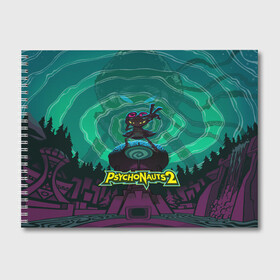 Альбом для рисования с принтом PsychoNauts 2 Рас в городе Новоалтайск, 100% бумага
 | матовая бумага, плотность 200 мг. | aquato | games | nextgen | pc | playstation 5 | ps 5 | psychonauts | raz | xbox | игры | иксбокс | некстген | пк | пллейстейшен 5 | пс 5 | психонавты 2 | рас
