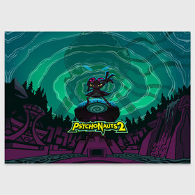 Поздравительная открытка с принтом PsychoNauts 2 Рас в городе Новоалтайск, 100% бумага | плотность бумаги 280 г/м2, матовая, на обратной стороне линовка и место для марки
 | aquato | games | nextgen | pc | playstation 5 | ps 5 | psychonauts | raz | xbox | игры | иксбокс | некстген | пк | пллейстейшен 5 | пс 5 | психонавты 2 | рас