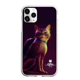 Чехол для iPhone 11 Pro Max матовый с принтом Stray Game 2021 в городе Новоалтайск, Силикон |  | Тематика изображения на принте: 2021 | cat | cyberpunk | game | stray | бродилка | бродить | бродячий | киберпанк | кот | стрей | стрэй