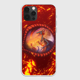 Чехол для iPhone 12 Pro Max с принтом Дино | Метеор | Небесный молот (Z) в городе Новоалтайск, Силикон |  | dino | dinosauria | астероид | взрыв | дино | динозавр | зрачок | метеор | метеорит | небесный молот | парк юрского | пожар | юрский период | ящер | ящерица