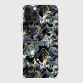 Чехол для iPhone 12 Pro Max с принтом Узор для рыбака  в городе Новоалтайск, Силикон |  | абстрактный | болото | камуфляж | модный | река | рыба | рыбалка | современный | хобби