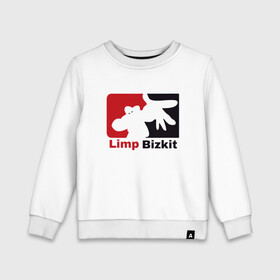 Детский свитшот хлопок с принтом Limp Bizkit в городе Новоалтайск, 100% хлопок | круглый вырез горловины, эластичные манжеты, пояс и воротник | alternative | limp bizkit | limpbizkit | metall | music | rock | альтернатива | лимп бизкит | лимпбискит | металл | музыка | рок | фред дёрст