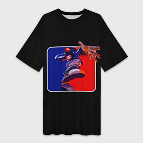Платье-футболка 3D с принтом Logo LB в городе Новоалтайск,  |  | alternative | limp bizkit | limpbizkit | metall | music | rock | альтернатива | лимп бизкит | лимпбискит | металл | музыка | рок | фред дёрст