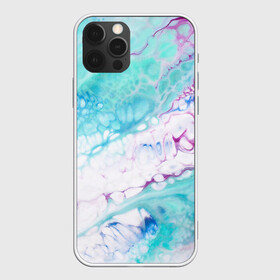 Чехол для iPhone 12 Pro Max с принтом Цветная морская пена в городе Новоалтайск, Силикон |  | абстракция | волна | море | мрамор | пена | пузыри