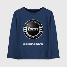 Детский лонгслив хлопок с принтом BALTMOTORS / БАЛТМОТОРС в городе Новоалтайск, 100% хлопок | круглый вырез горловины, полуприлегающий силуэт, длина до линии бедер | baltmotors | motorcycle | motosport | racing | speed | sport | байк. | балтмоторс | гонки | двигатель | мото | мотокросс | мотоспорт | мототриал | мотоцикл | скорость | спорт