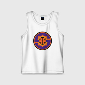 Детская майка хлопок с принтом Финикс Санс в городе Новоалтайск,  |  | basketball | mvp | nba | phoenix | sport | streetball | suns | аризона | баскетбол | игра | крис пол | мяч | нба | санс | спорт | стритбол | тренер | финикс | чемпион