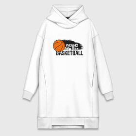 Платье-худи хлопок с принтом Basketball Phoenix в городе Новоалтайск,  |  | basketball | mvp | nba | phoenix | sport | streetball | suns | аризона | баскетбол | игра | крис пол | мяч | нба | санс | спорт | стритбол | тренер | финикс | чемпион