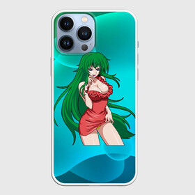 Чехол для iPhone 13 Pro Max с принтом Девушка зеленые волосы 18+ в городе Новоалтайск,  |  | Тематика изображения на принте: аниме | анимешная | вайфу | девочка | девушка | зеленые волосы | кавайная | милая | тян