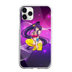 Чехол для iPhone 11 Pro Max матовый с принтом Фиолетовые волосы 18+ в городе Новоалтайск, Силикон |  | аниме | анимешная | вайфу | девочка | девушка | кавайная | милая | тян | фиолетовые волосы