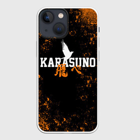 Чехол для iPhone 13 mini с принтом КАРАСУНО | БРЫЗГИ в городе Новоалтайск,  |  | black jackals | fly | fly high | haikyuu | hinata | msby | аниме | волейбол | карасуно | некома | хайкью карасуно | хината